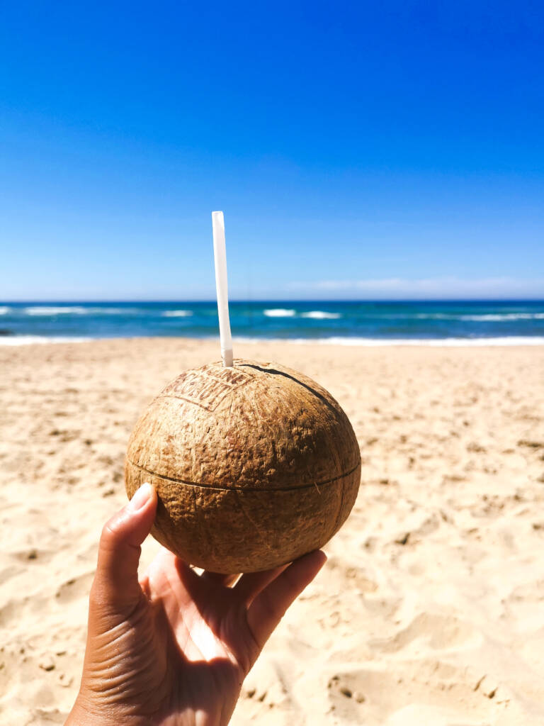 kokosy na plaży